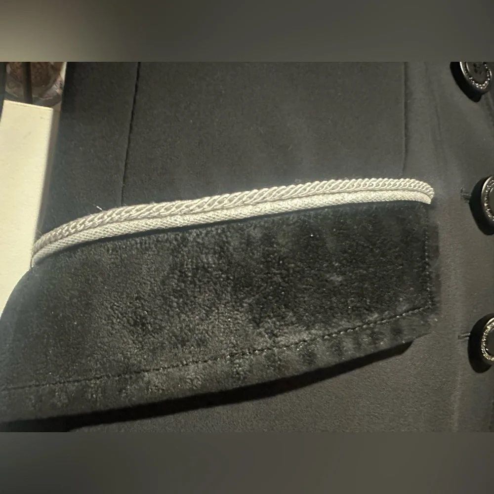 EQUILINE Gait Equestrian Riding Jacket Show Coat, Custom, Black, Sz 2, Perfect! - Picture 9 of 16